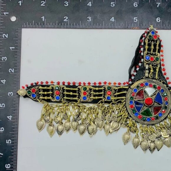 Afghan Kuchi Head Wear, Handcrafted Headpiece, Tribal Hair Jewelry